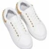 Budget ⭐ Cape Robbin White Quilted Chain-Accent Platform 👟 Sneaker - 👩 Women 👏