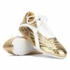 Outlet 🌟 Cape Robbin Gold & White Lace-Up 👟 Sneaker - 👩 Women 😍