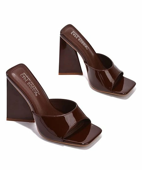 Budget ๐งจ Cape Robbin Brown Triangle-Heel ๐ฉด Sandal - ๐ฉ Women โญ 1 Budget ๐งจ Cape Robbin Brown Triangle-Heel ๐ฉด Sandal - ๐ฉ Women โญ