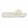 Coupon 🔔 Cape Robbin Off-White Chain-Accent Platform Slide - 👩 Women 😀