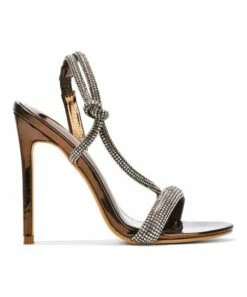 Best reviews of 🎉 Cape Robbin Copper Knot Rhinestone-Accent Heeled 🩴 Sandal - 👩 Women 🎉