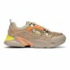 Cheapest 👏 Cape Robbin Beige & Orange Sequin-Accent Chunky Dad 👟 Sneaker - 👩 Women 👍