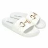 Wholesale 🤩 Cape Robbin White Wide-Toe Band Platform Slide - 👩 Women 🤩