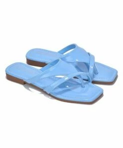 Top 10 ✔️ Cape Robbin Blue Cutout-Strap Square-Toe 🩴 Sandal - 👩 Women 🧨