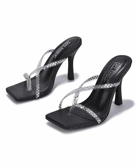 Best deal โจ Cape Robbin Black Rhinestone Strappy Heeled ๐ฉด Sandal - ๐ฉ Women ๐ 1 Best deal โจ Cape Robbin Black Rhinestone Strappy Heeled ๐ฉด Sandal - ๐ฉ Women ๐