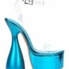 Cheapest 😍 Cape Robbin Blue Chunky-Heel Ankle-Strap Platform 🩴 Sandal - 👩 Women 🔥