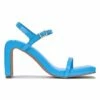 Discount 🥰 Cape Robbin Blue Chunky-Heel Square-Toe 🩴 Sandal - 👩 Women 🔔