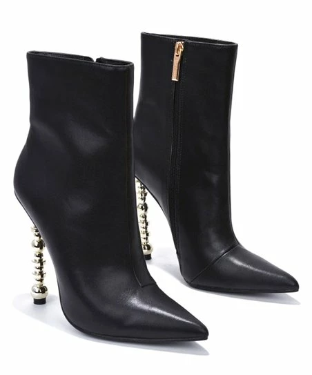 Best Sale ๐ฅฐ Cape Robbin Black Beaded-Heel Boot - ๐ฉ Women ๐ 1 Best Sale ๐ฅฐ Cape Robbin Black Beaded-Heel Boot - ๐ฉ Women ๐