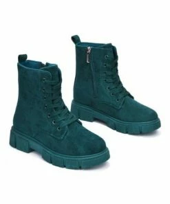 Wholesale 🧨 Cape Robbin Teal Lug-Sole Combat Boot - 👩 Women 👏