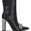 Top 10 🛒 Cape Robbin Black Rhinestone-Embellished Boot - 👩 Women ✔️