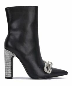 Top 10 🛒 Cape Robbin Black Rhinestone-Embellished Boot - 👩 Women ✔️