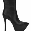 Best Pirce 🎉 Cape Robbin Black Stiletto Platform Booties - 👩 Women ✨